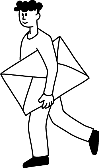A person typing a message on their phone